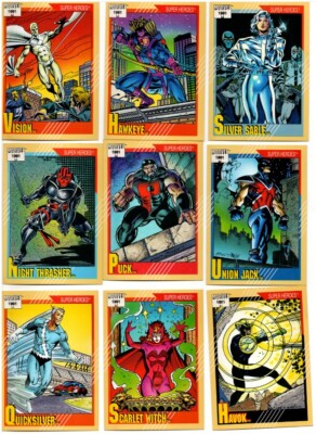 Marvel™ 1991 Super Heroes Series - Complete Set #1-161 - Excellent