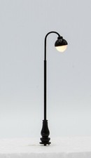 5 LED Lampen Laternen Metall H0 für Modellbau mit Widerständen für 12 Volt