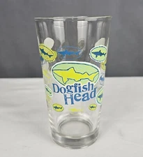 Dogfish Head 16oz Pint Glass 5.75" Tall Barware Beer Ale Multiple Available