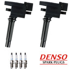 Ignition Coil & Denso Platinum Spark Plug For 2000 2001 Mazda Protege L4 1.6L