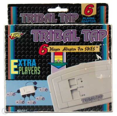 SNES - Tribal Tap / Multitap / Multiplayer Adapter mit OVP