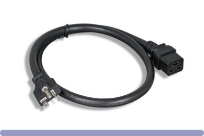 RiteAV Heavy Duty 12 AWG AC Power Cord NEMA 5-20P-C19 (10ft) 3 Meter