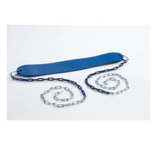 Blue Swing Set Seat Replacement Chain Heavy Duty Kid Outdoor Play Ground Metal