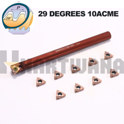 Internal Threading Insert IR16 29 Degree 10ACME Threading Boring Bar SNR0013M16