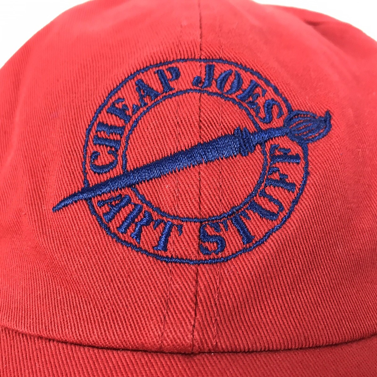 Cheap Joes Art Stuff Red Cotton Adjustable Baseball Cap Hat CH43