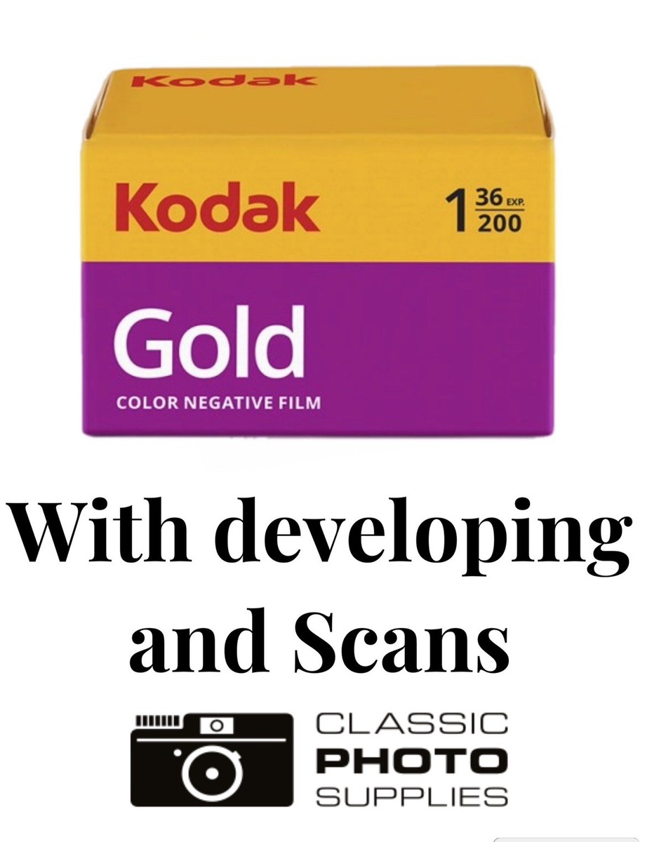 Kodak Gold 200 Film 35mm 36 Exp With Developing Scans