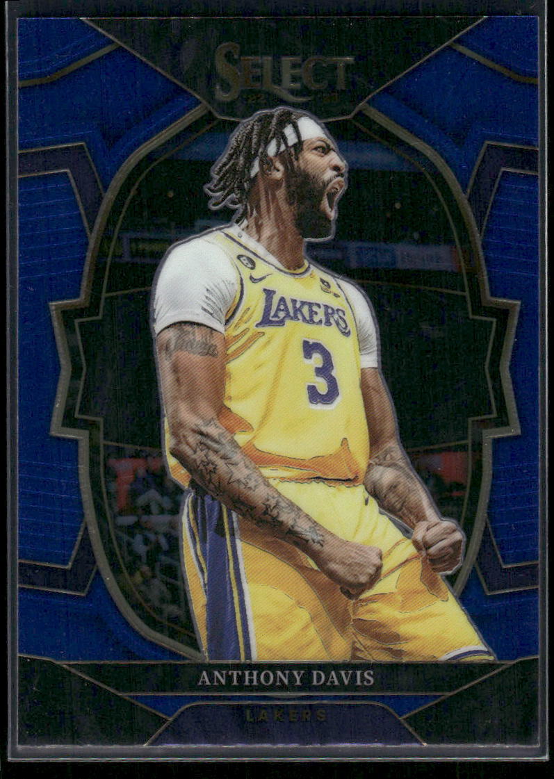 #17 Anthony Davis 2022-23 Panini Select Blue (Retail Base)