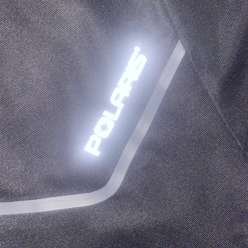 Polo Polaris Grande Negro Rojo 1/4 Cremallera Manga Corta Poliéster Golf Informal Foto 3 de 4