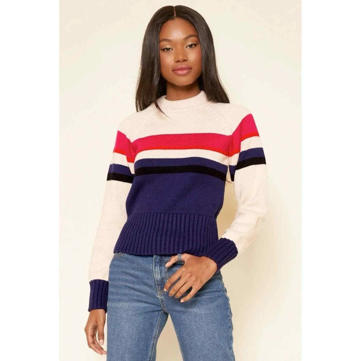 Sugar Lips Haven Stripe Sweater Size Small eBay