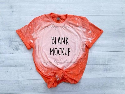bleached shirt mockup