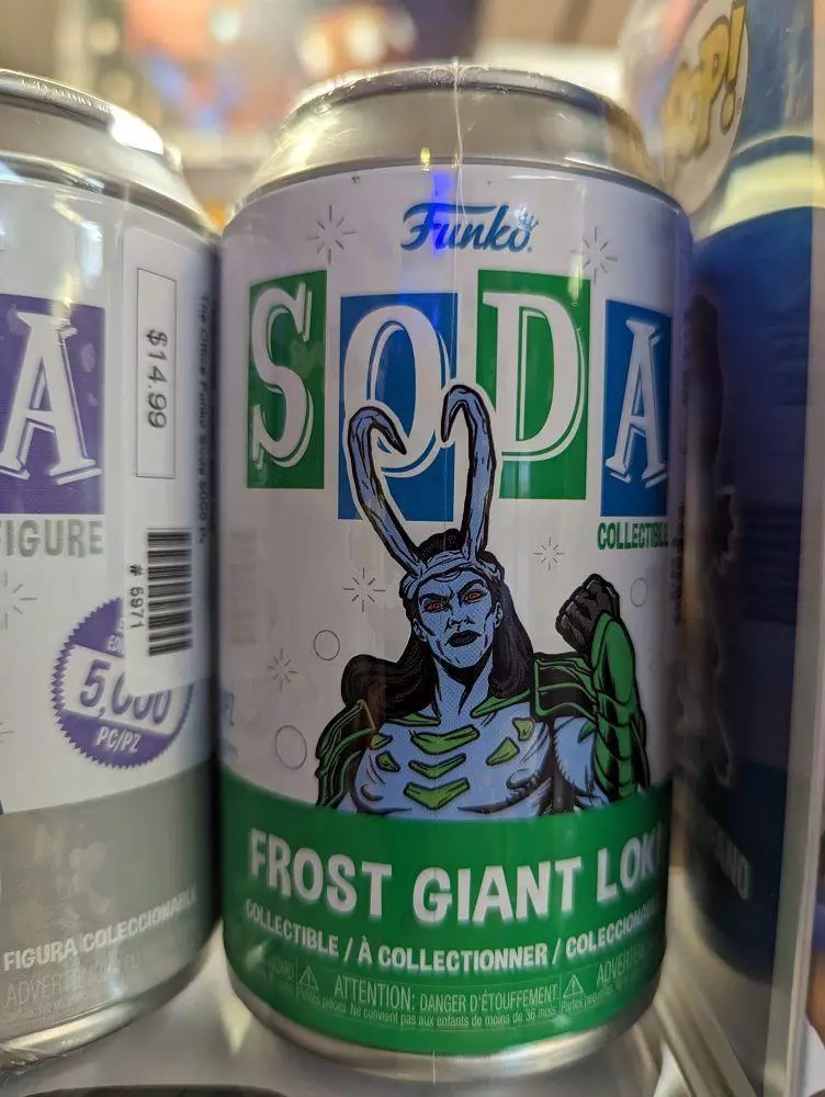 Marvel's What If Frost Giant Loki Vinyl Funko Soda Figure