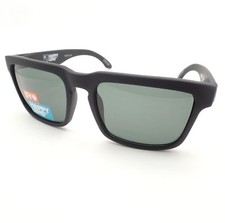 Spy Optics Helm Soft Matte Black Happy Gray Green New Sunglasses Authentic