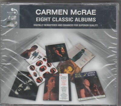 CARMEN MCRAE EIGHT CLASSIC ALBUMS DIGITALLY REMASTERED 2012 4CD NEW & SEALED