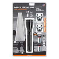 Maglite® ML50L-I2TQGL 2C Led Taschenlampe, Batterien, Halterung & Kegelaufsatz