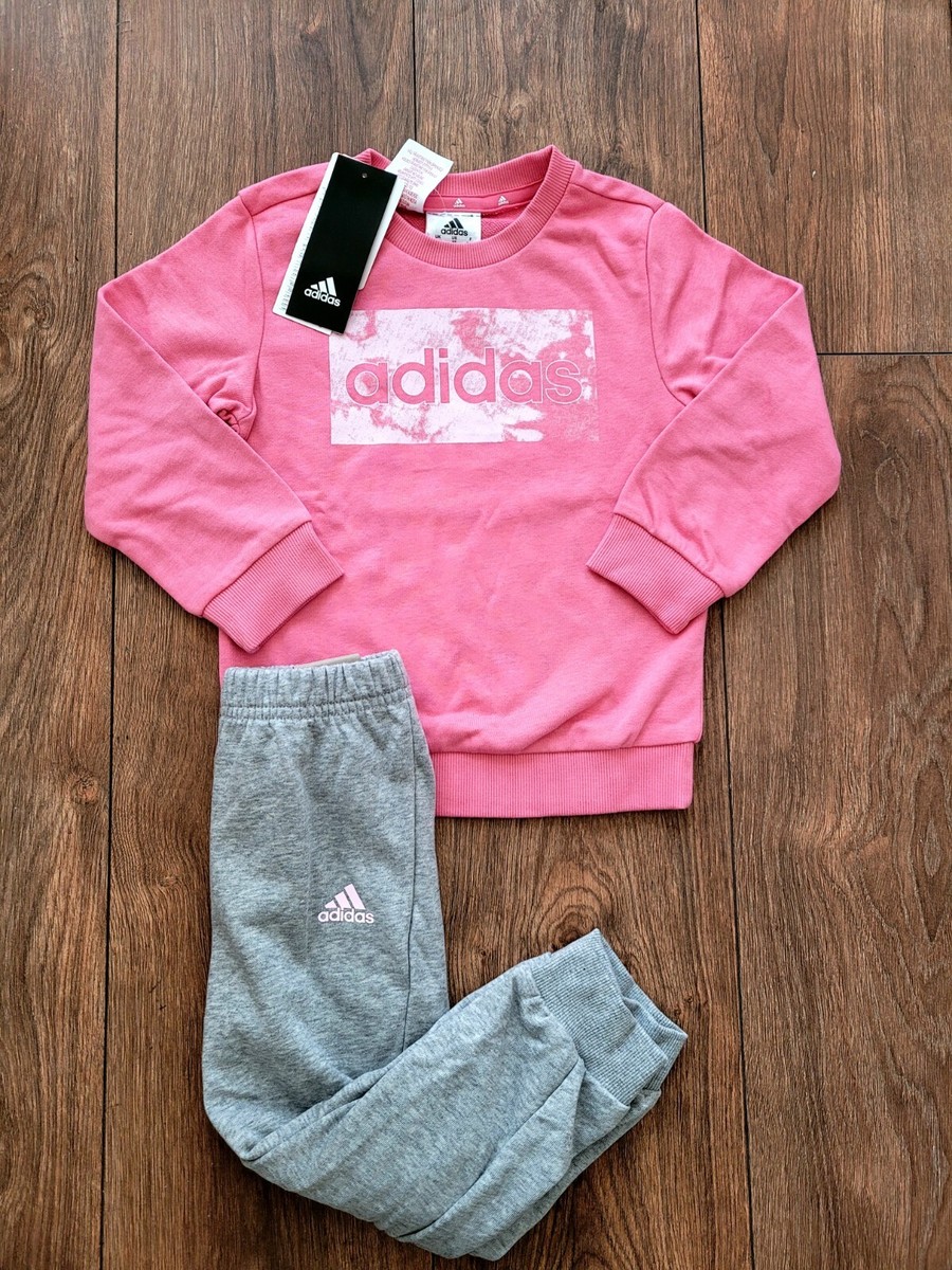 Infant Girls Adidas Tracksuit Toddler Kids Age UK 0-3M Years