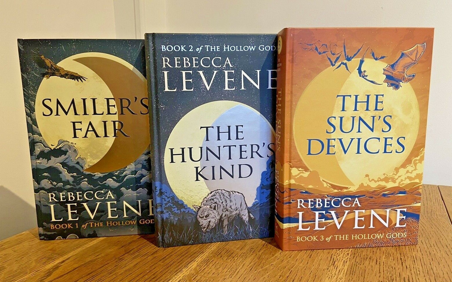 The Hollow Gods Trilogy by Rebecca Levene SIGNED NUMBERED UK 1st/1st 3 Vol Set