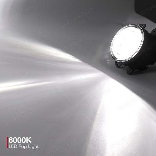 7" Led Headlights & 4" Fog Lights Combo Kit For Hummer H3 H3T Jeep Wrangler JK - Picture 20 of 20