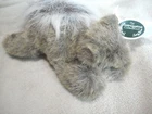 Plush Stuffed The Bearington Collection Grey Gray Squirrel 8" long Mammoth Caves