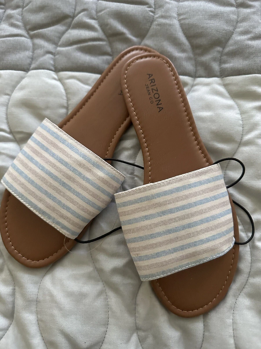 Arizona jeans GENRE SLIP ON FLAT SANDALS new size 10 eBay