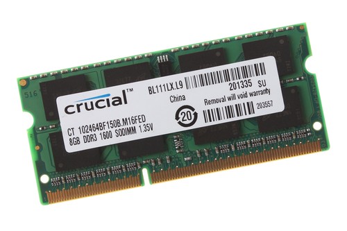 For Crucial 16GB 2X 8GB 2Rx8 PC3L-12800S SODIMM RAM Laptop Memory DDR3L 1600Mhz - Picture 8 of 8