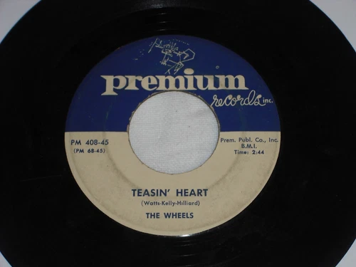 THE WHEELS-Teasin' Heart (1956) PREMIUM 7" 45 RPM Single