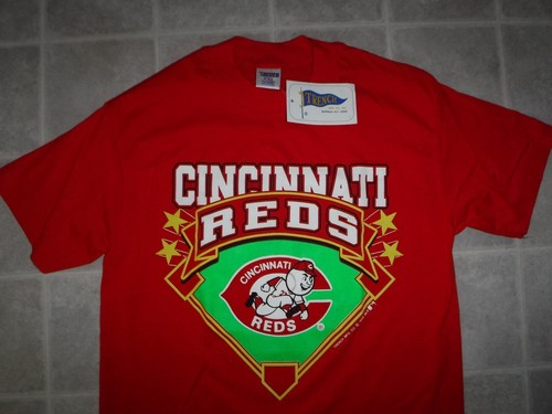 New with Tags VINTAGE 1988 CINCINNATI REDS MLB Baseball T-Shirt SMALL - Picture 4 of 5