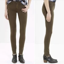 Madewell Skinny Skinny Women’s Green Pants Style B1382 Size 27