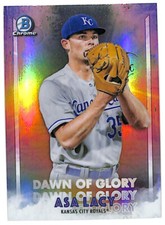 2021 Bowman Chrome Asa Lacy Dawn Of Glory insert card Royals