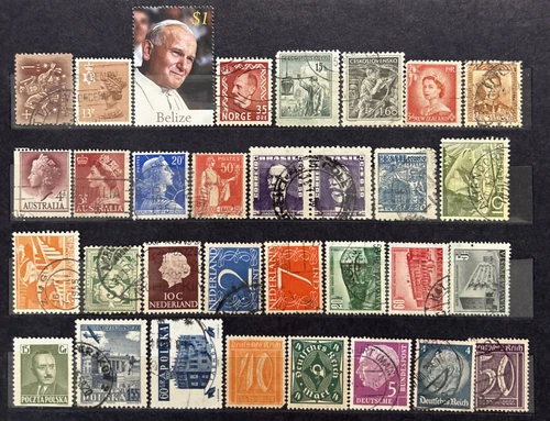 Worldwide Stamps 31 Different Condition Used, UH (2927)A