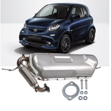 Rear Exhaust Muffler Fits 2008 - 2015 Smart Fortwo 1.0l Smart Car Rear Exhaust Muffler Fits 2008 - 2015 Smart Fortwo 1.0l Smart Car