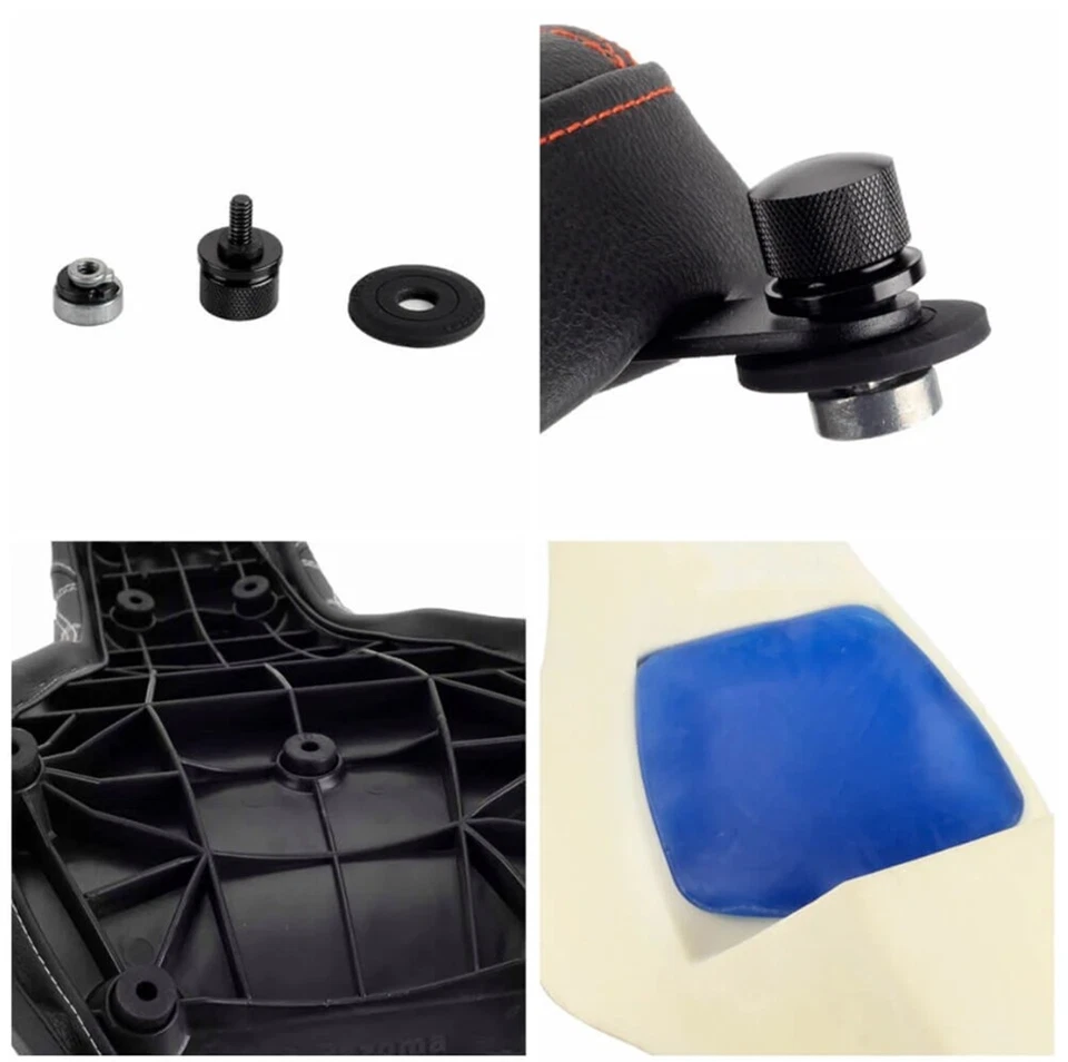 For Harley M8 Softail Low Rider ST FXLRST 2022-24 Soft Leather 2-Up Gel Pad Seat - Image 4 of 4