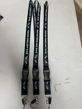 San Antonio Spurs Basketball NBA Lot Of 3 Lanyard Key Ring Keychain Safety Clip