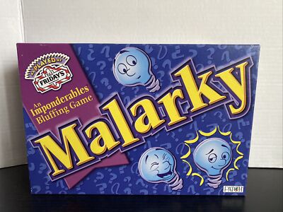 Malarky Board Game, An Imponderables Bluffing Game, Patch Products Brand New!