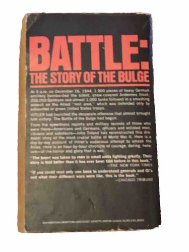Vintage Taschenbuch Battle The Story Of The Ardennen 1959 WWll 1939 To 1945 - Bild 2 von 2