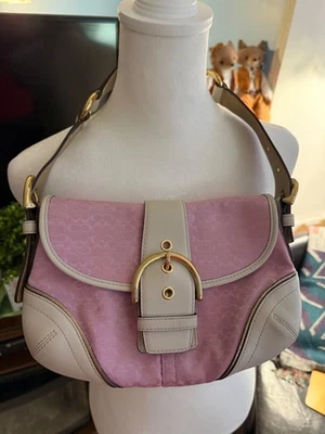 Coach Pink Soho Handbag for sale | eBay