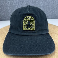 Grizzly Griptape Baseball Hat Cap Snapback OSFM Black Logo Patch Promo Skating