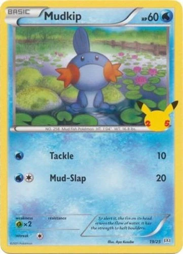 Mudkip 019/025 McDonald's 25th Anniversary for sale | eBay