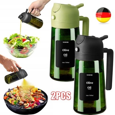 Ölsprüher Fr Speiseöl Öl Sprühflasche Ölzerstäuber Oil Sprayer Ölspenderspray 2x