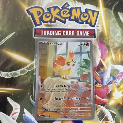 Fennekin 080 Pokemon Center Stamp Black Star Promo Chaos Rising Full Art