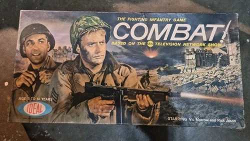 Vintage Combat! Board Game Ideal 1963 ABC TV Show Fighting Infantry Complete