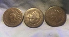 indian head penny lot 3 Coins 1882 84 84