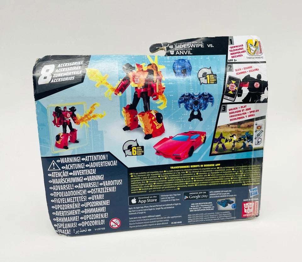 Transformers RID Minicon Battle Sideswipe vs Decepticon yunque / Hasbro / NUEVO - Imagen 2 de 4