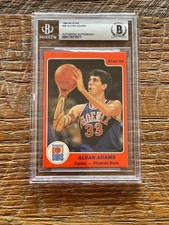 1984-85 1984 Star Co Alvan Adams signed BAS autographed card AUTO