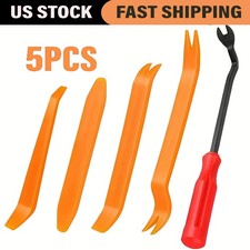 5 Auto Trim Removal Tool Kit Car Panel Door Window Fastener Remover Pry Tool Set 5 Auto Trim Removal Tool Kit Car Panel Door Window Fastener Remover Pry Tool Set