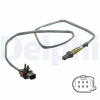 Delphi Lambdasonde Sensor Abgassteuerung ES21101-12B1 FüR Vw Golf Alltrack 7 BA5