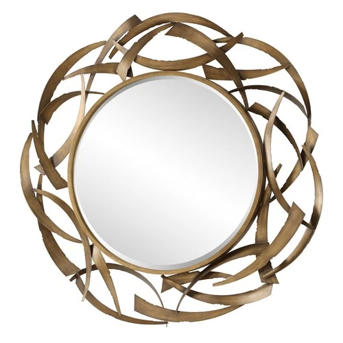 Uttermost 08181 Cutting Edge 55" Diameter Circular Framed - Bronze - Picture 3 of 6