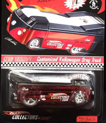 Hot Wheels Customized VW Volkswagen Drag Truck 2007 RLC Red Line Club Car /05000