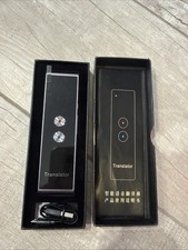 SMART SPEECH TRANSLATOR-HANDHELD-NEVER USED-INSTRUCTIONS, HOW TO DOWNLOAD-BLACK