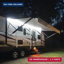 RV Awning Lights, 12V 16.4FT White Camping Awning Lights, Motorhome Travel Trail