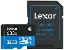 Lexar High Performance 32 GB Class 10/UHS-I U1 microSDHC lsdmi32gbbnl633a